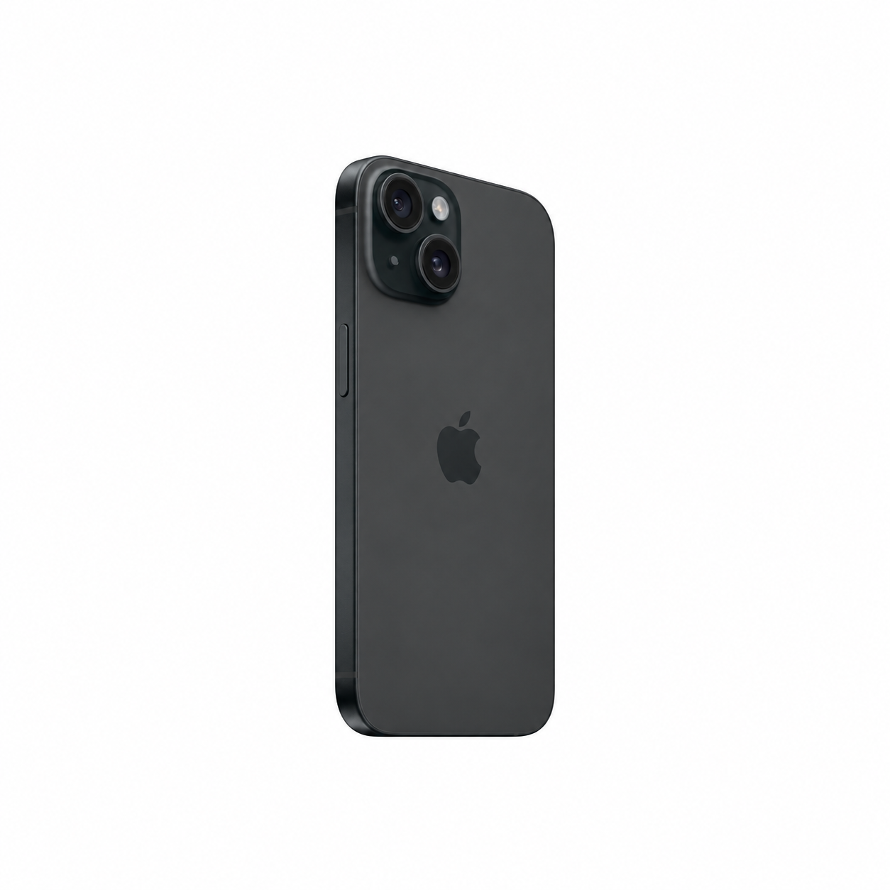 Apple iPhone 15 Zwart achterkant met veilige witruimte