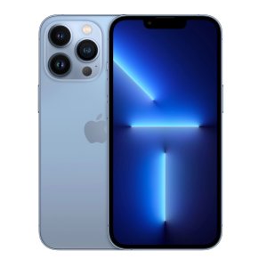 Refurbished Apple iPhone 13 Pro 128GB Sierra Blue voor- en achterkant