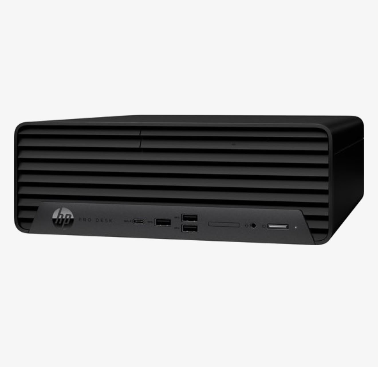 Refurbished HP ProDesk 400 G7 schuin vooraanzicht