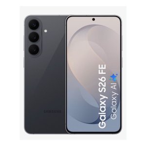 Gesealde Samsung Galaxy S26 FE 128GB Graphite voor- en achterkant